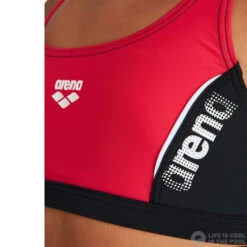 Arena Thrice Two Pieces Junior Black/Anguria/White -Swimming Equipment Store arena thrice two pieces junior black anguria white original 4