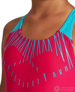 Arena Trick Swim Pro Back One Piece Junior Freak Rose/Martinica -Swimming Equipment Store arena trick swim pro back one piece junior freak rose martinica original 3
