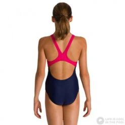 Arena Vibes Swim Pro One Piece Junior Navy/Freak Rose -Swimming Equipment Store arena vibes swim pro one piece junior navy freak rose original 3