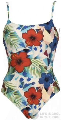 Arena Women Swimsuit U Back Allover Martinica/Multi