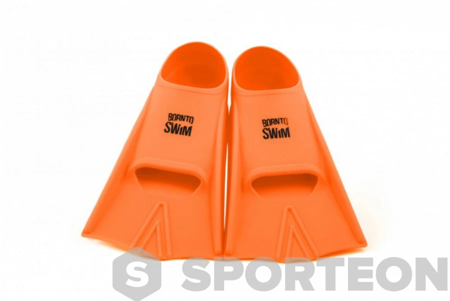 BornToSwim Junior Short Fins Orange 6 BornToSwim Junior Short Fins Orange - Image 4