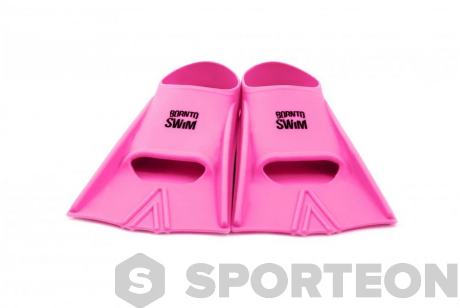 BornToSwim Junior Short Fins Pink 5 BornToSwim Junior Short Fins Pink - Image 3