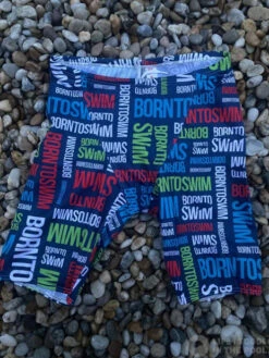 BornToSwim Logo Jammer Navy