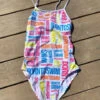 BornToSwim Logo Swimsuit Rainbow -Swimming Equipment Store borntoswim logo swimsuit rainbow original
