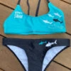 BornToSwim Sharks Bikini Black/Turquoise