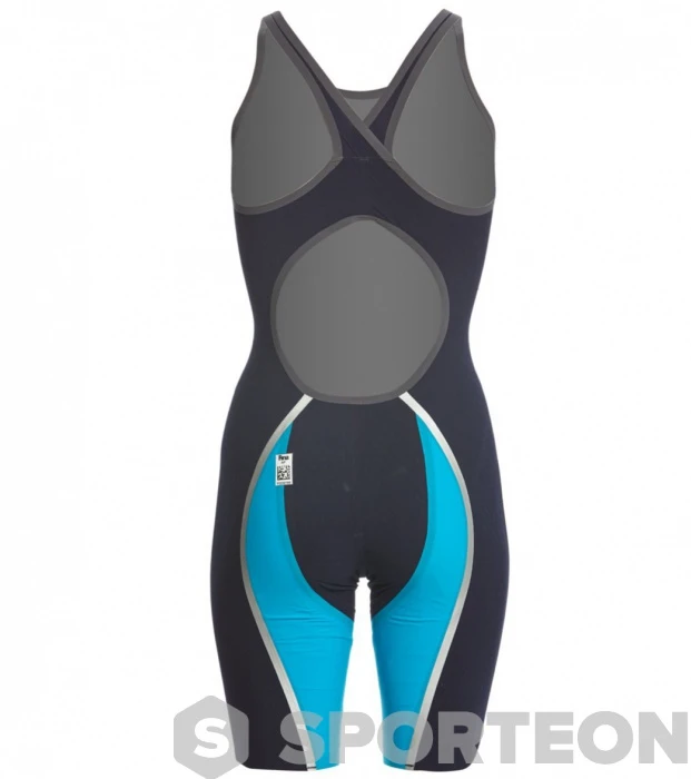 Finis Rival Open Back Kneeskin Navy/Aqua 7 Finis Rival Open Back Kneeskin Navy/Aqua - Image 5
