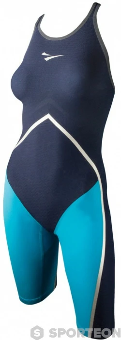 Finis Rival Open Back Kneeskin Navy/Aqua 3 Finis Rival Open Back Kneeskin Navy/Aqua