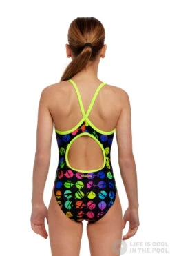 Funkita Broken Circle Diamond Back One Piece Girls -Swimming Equipment Store funkita broken circle diamond back one piece girls original 2