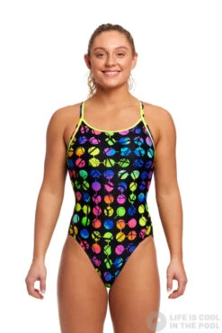 Funkita Broken Circle Diamond Back One Piece -Swimming Equipment Store funkita broken circle diamond back one piece original 1