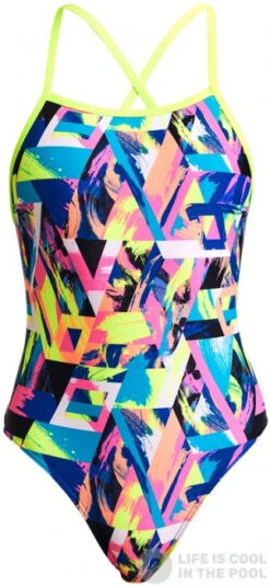 Funkita Brush Cuts Single Strap One Piece Girls