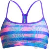 Funkita Pastel Palm Swim Crop Top -Swimming Equipment Store funkita pastel palm swim crop top original