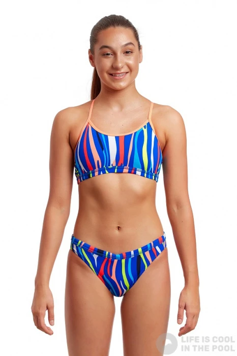 Funkita Raw Hide Racerback Two Piece Girls 4 Funkita Raw Hide Racerback Two Piece Girls - Image 2