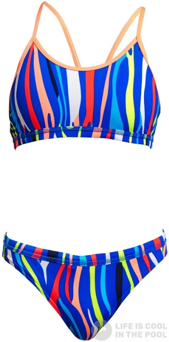 Funkita Raw Hide Racerback Two Piece Girls 3 Funkita Raw Hide Racerback Two Piece Girls