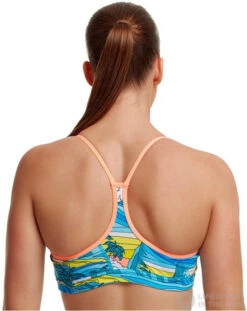 Funkita Summer Bay Eco Swim Crop Top -Swimming Equipment Store funkita summer bay eco swim crop top original 2