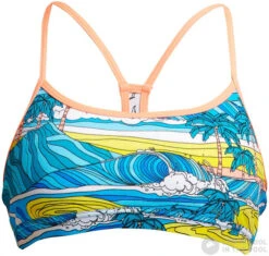 Funkita Summer Bay Eco Swim Crop Top