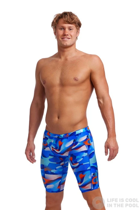 Funky Trunks Battle Blue Training Jammer 4 Funky Trunks Battle Blue Training Jammer - Image 2