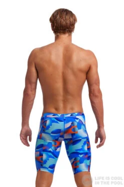 Funky Trunks Battle Blue Training Jammer 8 Funky Trunks Battle Blue Training Jammer -Swimming Equipment Store funky trunks battle blue training jammer original 2