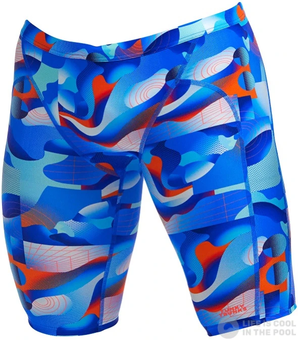 Funky Trunks Battle Blue Training Jammer 3 Funky Trunks Battle Blue Training Jammer