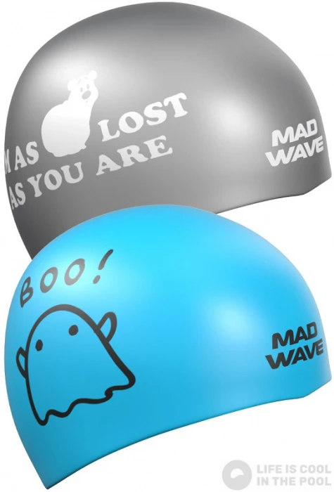 Mad Wave Boo! Reversible Swim Cap 3 Mad Wave Boo! Reversible Swim Cap