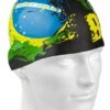 Mad Wave Brazil Swim Cap -Swimming Equipment Store mad wave brazil swim cap original