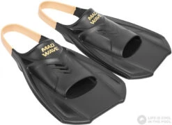 Mad Wave Open Heel Training Fin Black