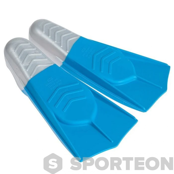 Mad Wave Short Training Fins Blue 5 Mad Wave Short Training Fins Blue - Image 3