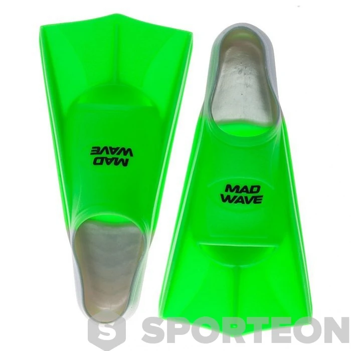 Mad Wave Short Training Fins Green 4 Mad Wave Short Training Fins Green - Image 2