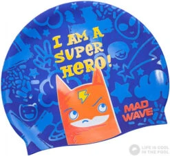 Mad Wave Super Hero Swim Cap Junior