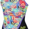 Michael Phelps Riviera Racing Back Multicolor/Black -Swimming Equipment Store michael phelps riviera racing back multicolor black original