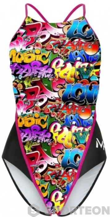 Michael Phelps Tucson Lady Open Back Multi/Pink 3 Michael Phelps Tucson Lady Open Back Multi/Pink