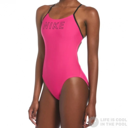 Nike Logo Cutout One Piece Pink Prime 4 Nike Logo Cutout One Piece Pink Prime - Image 2