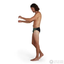 Speedo Allover 7cm Brief Black/Light Adriatic/Acid/USA Charcoal 11 Speedo Allover 7cm Brief Black/Light Adriatic/Acid/USA Charcoal -Swimming Equipment Store speedo allover 7cm brief black light adriatic acid usa charcoal original 2