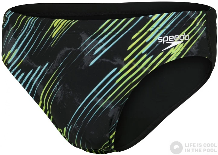 Speedo Allover 7cm Brief Black/Light Adriatic/Acid/USA Charcoal 3 Speedo Allover 7cm Brief Black/Light Adriatic/Acid/USA Charcoal
