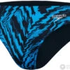 Speedo Allover 7cm Brief Black/Pool 1 Speedo Allover 7cm Brief Black/Pool -Swimming Equipment Store speedo allover 7cm brief black pool original