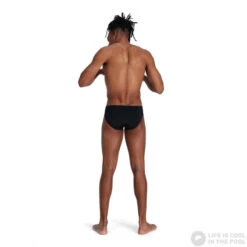 Speedo Allover 7cm Brief Black/Pool -Swimming Equipment Store speedo allover 7cm brief black pool original 3