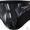 Speedo Allover 7cm Brief Black/USA Charcoal/White 2 Speedo Allover 7cm Brief Black/USA Charcoal/White -Swimming Equipment Store speedo allover 7cm brief black usa charcoal white original