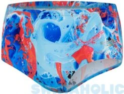 Speedo Allover Digital 14cm Brief Black/Phoenix Red/Powder Blue/Beautiful Blue
