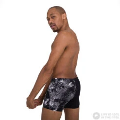 Speedo Allover V-Cut Aquashort Black/USA Charcoal/White 8 Speedo Allover V-Cut Aquashort Black/USA Charcoal/White -Swimming Equipment Store speedo allover v cut aquashort black usa charcoal white original 2