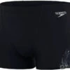 Speedo Allover V-Cut Aquashort Black/White/USA Charcoal -Swimming Equipment Store speedo allover v cut aquashort black white usa charcoal original