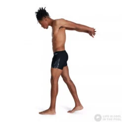 Speedo Allover V-Cut Aquashort Black/White/USA Charcoal 9 Speedo Allover V-Cut Aquashort Black/White/USA Charcoal -Swimming Equipment Store speedo allover v cut aquashort black white usa charcoal original 2