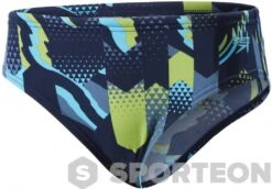 Speedo Alphablast Allover 6.5cm Brief Boy Navy/Turquoise/Apple Green