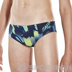 Speedo Alphablast Allover 6.5cm Brief Boy Navy/Turquoise/Apple Green -Swimming Equipment Store speedo alphablast allover 6 5cm brief boy navy turquoise apple green original 3