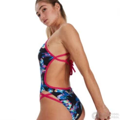 Speedo Bio-Illuminate Allover Freestyler 1 Piece Black/Magenta/Red/Blue Flame/Fake Green -Swimming Equipment Store speedo bio illuminate allover freestyler 1 piece black magenta red blue flame fake green original 5