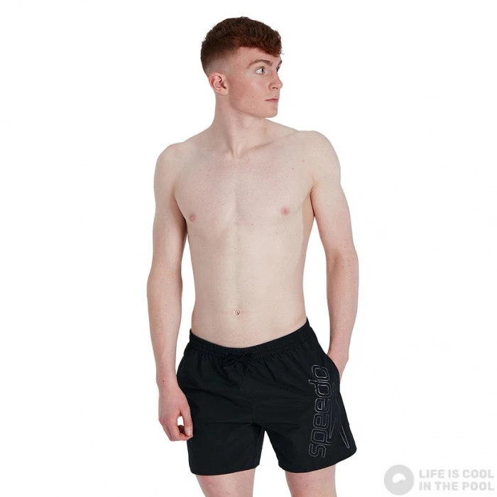 Speedo Boom Logo 16 Watershort Black/Metalic Grey 4 Speedo Boom Logo 16 Watershort Black/Metalic Grey - Image 2