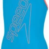 Speedo Boomstar Logo Placement Flyback Girl Pool/Siren Red