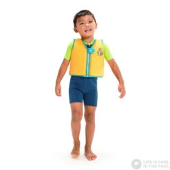 Speedo Character Printed Float Vest Aanadi Orange/Aquarium/Black -Swimming Equipment Store speedo character printed float vest aanadi orange aquarium black original 2