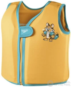 Speedo Character Printed Float Vest Aanadi Orange/Aquarium/Black