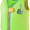 Speedo Character Printed Float Vest Chima Azure Blue/Fluro Green