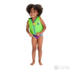 Speedo Character Printed Float Vest Chima Azure Blue/Fluro Green -Swimming Equipment Store speedo character printed float vest chima azure blue fluro green original 2