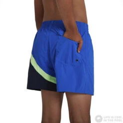 Speedo Colourblock 13 Watershort Boy Blue Flame/Zest Green/True Navy -Swimming Equipment Store speedo colourblock 13 watershort boy blue flame zest green true navy original 6